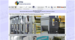 Desktop Screenshot of fuerbass-printingmachines.com