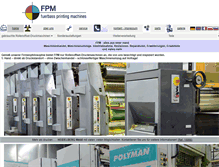 Tablet Screenshot of fuerbass-printingmachines.com